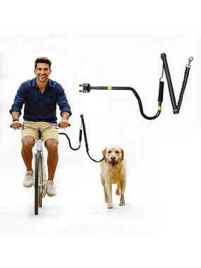 Hands-Free Dog Bike Leash Attachment, Shock Absorbing, Perfect for Active Pets